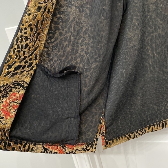 TanJay Vintage Women's Zip Up Jacket Animal Print Size Large - Picture 9 of 13